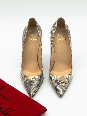 Christian Louboutin Marble Swirl So Kate 120 Pumps Size 37
